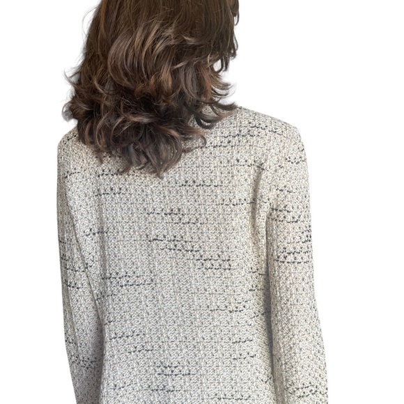 St. John brawn/ beige dress/ tweed jacket size 10 - Picture 5 of 15